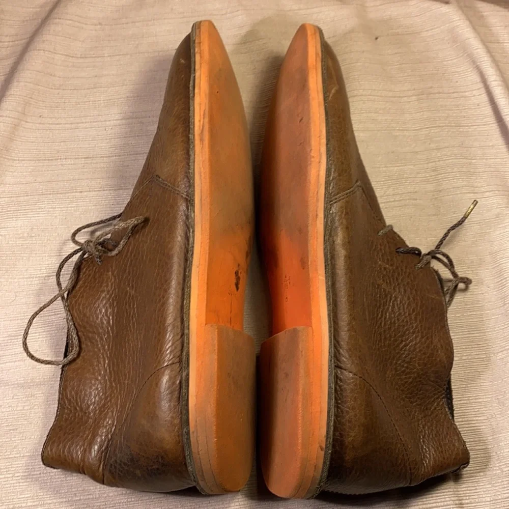 Cole Haan leather lace up leather ankle high